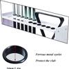 OSCCAR Pool Cue Stick Holder -Billiard Stick Stand,Stylish Premium -Stable Structure,Ball Cue Stand Rack,Holds 12 Cues,Stand Billiard Pool Cue,Black Wood Grain view 3