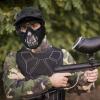 Yzpacc Airsoft Half Face Mask with Goggles Hat Set Tactical Masks Full Face Paintball Mask Ear Protective Baseball Cap for CS Halloween and Cosplay Game (4) view 2