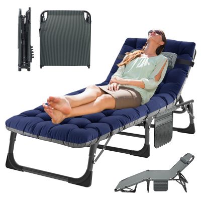 MOPHOTO Folding Camping Cot for Adults, Heavy Duty Sleeping Cot for Adults Portable Sleeping Bed Outdoor Cot Bed for Home Camp Office Use