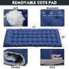 MOPHOTO Folding Camping Cot for Adults, Heavy Duty Sleeping Cot for Adults Portable Sleeping Bed Outdoor Cot Bed for Home Camp Office Use view 4