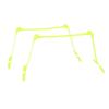 Akozon Speed Training Hurdles, 2pcs Football Soccer Aids Adjustable Multipurpose portable hurdle for Yellow Hurdle Set (2pcs)