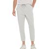 JEsilunmaMY Stretch Slacks for Men Elastic Waist Cotton Athletic Jogger Sweatpants Casual Loose Track Lounge Pencil Pants (Light Grey,XX-Large) view 1