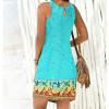 ETCYY NEW Summer Dresses for Women Trendy Boho Floral Print Sundresses Sleeveless Beach Cover Up Dress with Pockets view 2