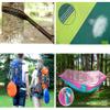 Mosquito Net Hammock Single Double Ultra Light Travel Hammock Sun Protection Camping Hammock Hiking Backpack Double Shade Blue view 3