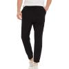 JEsilunmaMY Stretch Slacks for Men Elastic Waist Cotton Athletic Jogger Sweatpants Casual Loose Track Lounge Pencil Pants (Black,3X-Large) view 1
