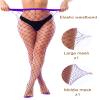 VEBZIN 2 Style Mesh Purple Fishnet Stockings Tights High Waist Pantyhose Fishnets Tights for Women view 3
