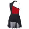 Loyan Kids Girls Ballet Leotard Contemporary Dance Costume Dancewear Modern Jazz Latin Lyrical Dance Dress Red 6 Years view 4