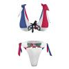 TAIZIYEAH Bikini Sets for Women Dominican Flag Bikini Sexy Push Up Two Piece Triangle Bikini Swimsuits 2XL view 1