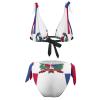 TAIZIYEAH Bikini Sets for Women Dominican Flag Bikini Sexy Push Up Two Piece Triangle Bikini Swimsuits 2XL view 2