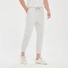 JEsilunmaMY Stretch Slacks for Men Elastic Waist Cotton Athletic Jogger Sweatpants Casual Loose Track Lounge Pencil Pants (Light Grey,4X-Large) view 2