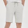 JEsilunmaMY Men's Cotton Sports Shorts Elastic Waist Casual Loose Sweat Shorts with Pockets Summer Beach Lounge Short Pants (Light Grey,Large) view 2