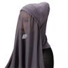 Hijab with Cap Attached Neck Cover Turban Hijab Bonnet for Women Ladies Muslim Scarf Wraps Islam 5 view 1