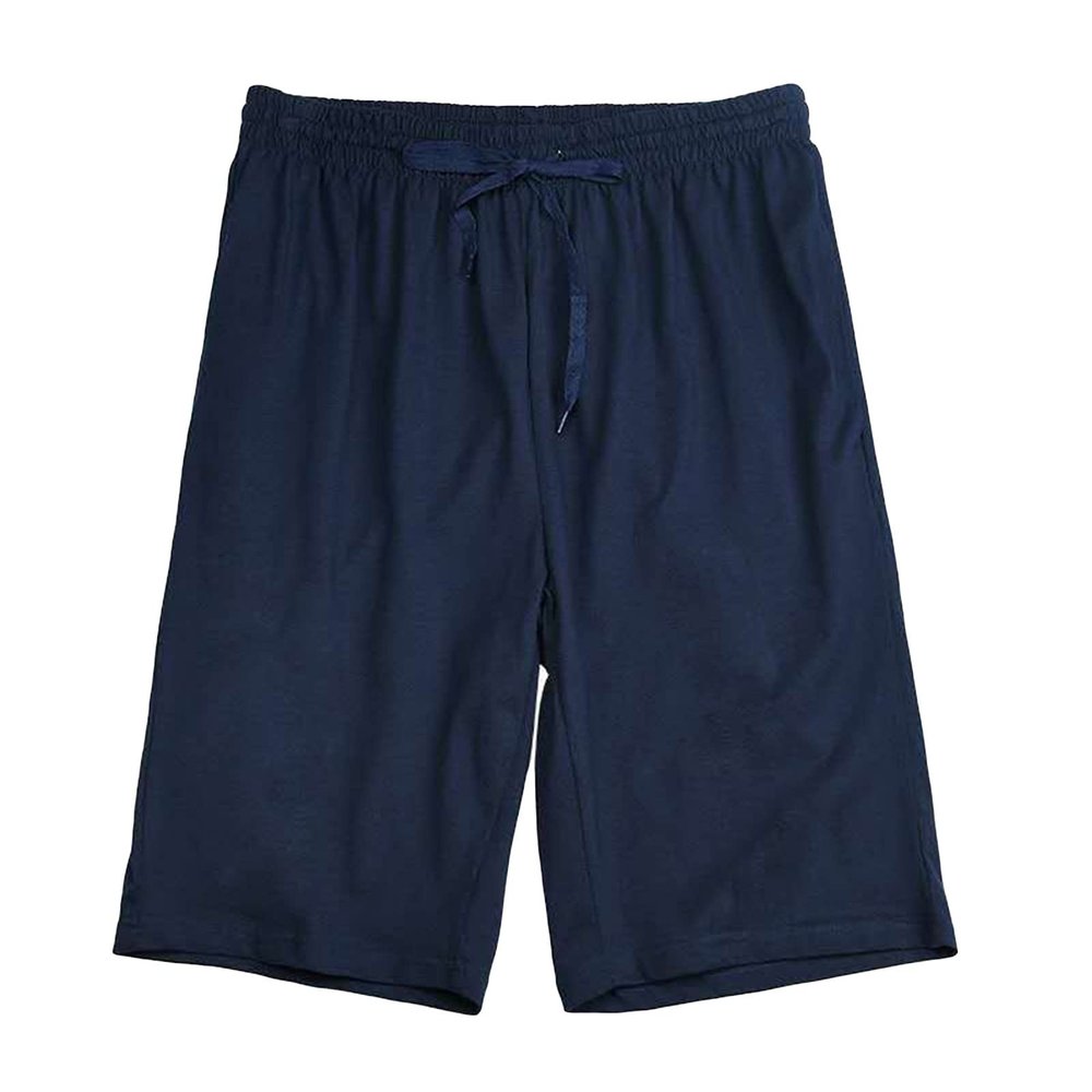 JEsilunmaMY Summer Running Shorts for Men Casual Elastic Waist Drawstring Lounge Shorts Stylish Outdoor Jogger Sweat Shorts (Dark Blue,X-Large)