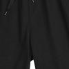 Summer Running Shorts for Men Casual Elastic Waist Drawstring Lounge Shorts Stylish Outdoor Jogger Sweat Shorts (Black,4X-Large) view 3