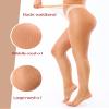 VEBZIN 2 Style Mesh Nude Fishnet Stockings Tights High Waist Pantyhose Fishnets Tights for Women view 3