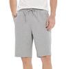 JEsilunmaMY Men's Cotton Sports Shorts Elastic Waist Casual Loose Sweat Shorts with Pockets Summer Beach Lounge Short Pants (Grey,XX-Large) view 1