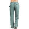 JEsilunmaMY Men's Casual Linen Pants Elastic Waist Drawstring Pocket Lounge Pants Plus Size Loose Fit Straight Leg Trousers (Light Green,4X-Large) view 4