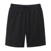 JEsilunmaMY Men's Cotton Athletic Shorts Summer Elastic Waist Casual Sports Short Pants Workout Running Jogger Sweat Shorts (Black,XX-Large) view 1