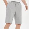JEsilunmaMY Men's Cotton Sports Shorts Elastic Waist Casual Loose Sweat Shorts with Pockets Summer Beach Lounge Short Pants (Grey,X-Large) view 2