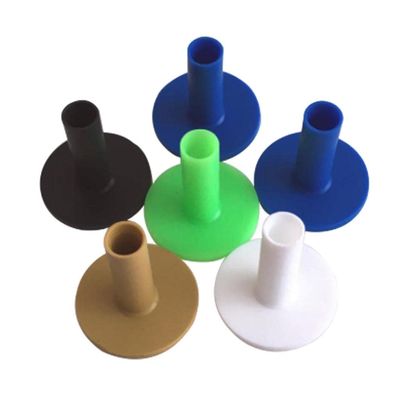 pistro Bulk 6 Sport Golf Tees Performance Rubber Driving Range Holder for Practice Mat - Choice of Sizes - 54mm