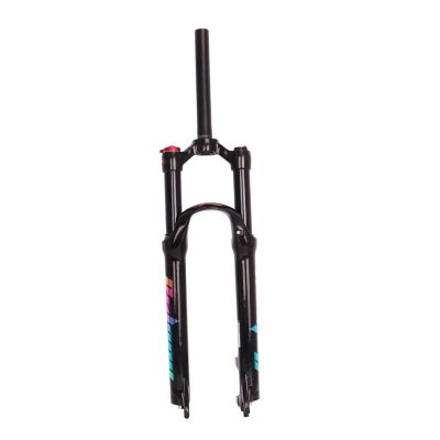 pistro Strong Bike Suspesion Fork High Strength Road Bicycle Remote Lockout Forks Shockproof 220mm Travel Front Fork Black - 29inch