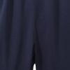 JEsilunmaMY Men's Cotton Athletic Shorts Summer Elastic Waist Casual Sports Short Pants Workout Running Jogger Sweat Shorts (Dark Blue,Large) view 2