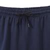 JEsilunmaMY Men's Cotton Athletic Shorts Summer Elastic Waist Casual Sports Short Pants Workout Running Jogger Sweat Shorts (Dark Blue,Large) view 3
