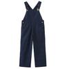 GRANDWISH Boys Canvas Bib Overalls, Kid's Navy Overalls, 8 view 1
