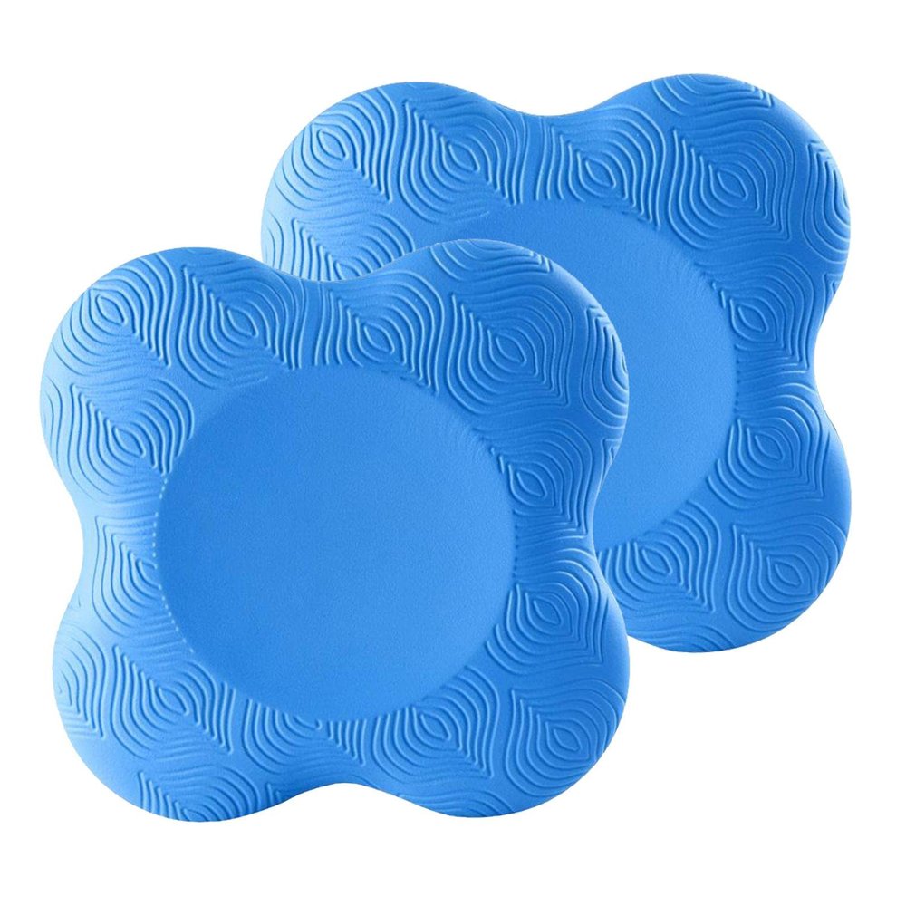 pistro 2pcs Yoga Knee Pad Cushion ?Exercise Knee Pad - Eliminate Pain During Yoga or Exercise - Extra Padding & Support for Knees, Wrists, Elbows - Light Blue