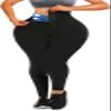 DYUAI Sauna Leggings for women High Waist Sauna Sweat Pants with pocket Compression Workout Legging Sauna Suit(WBH7006-01-XXXL) view 1
