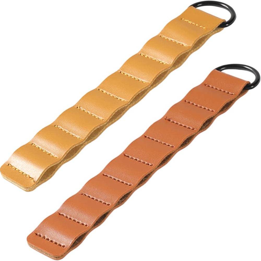 BESPORTBLE Leather Tent Stake Holder Camping Pegs Bag Nail Storage Holder for Outdoor Easy to Use