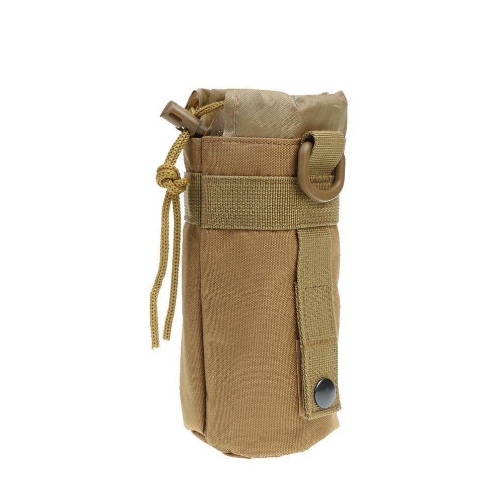 pistro Outdoor Molle Water Bottle Bag Kettle Pouch Holder Bag - Tan