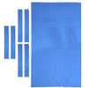pistro Worsted Pool Table Felt 7/8 Foot Billiard Snooker Table Cloth Side Strips - 8ft Blue view 1