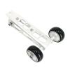 pistro Bike Easywheel Aluminum Alloy BMX Folding Bicycle Easy Wheels for for Birdy 2-3 Series Easy Wheel Parts Accs - Silver view 1