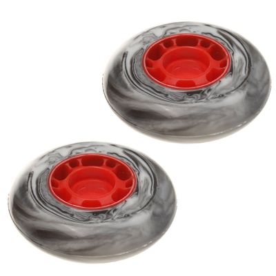 pistro 2pcs Inline Roller Skates Replacement Wheels Bearing 72mm 76mm 80mm - 80mm