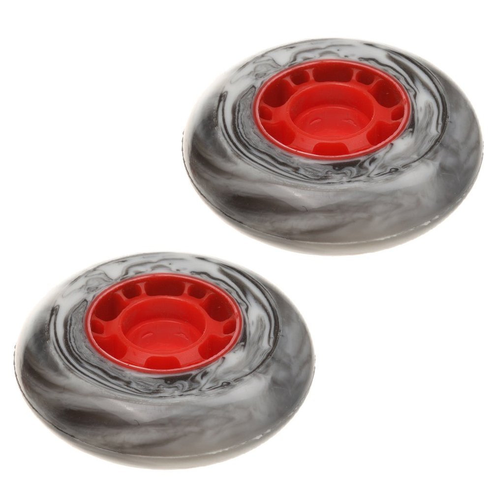 pistro 2pcs Inline Roller Skates Replacement Wheels Bearing 72mm 76mm 80mm - 80mm