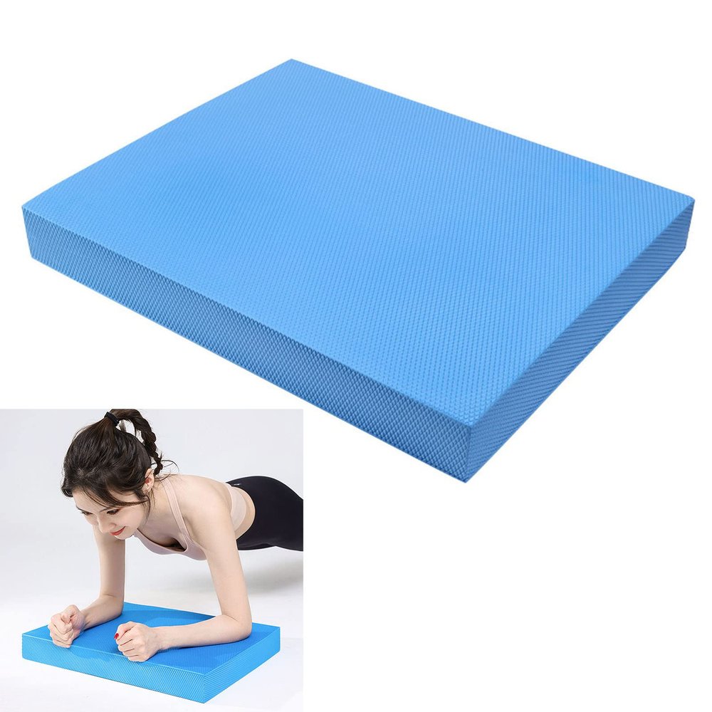 Balance Training Foam Pad Tear Resistant Fitness Yoga Nonslip Sports Balance Mat (Azure Blue)