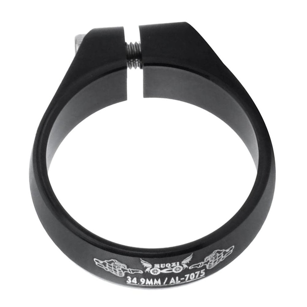 pistro Mountain Road Seatpost Seat Post Clamp 34.9mm Bike Fixed Parts Alloy - Black