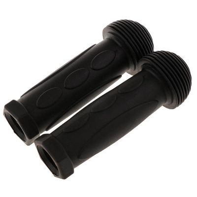 pistro Cycling Bike Grips for Balance, Baby Bikes and Scooter Soft Rubber Handle Bar Accessory - Black