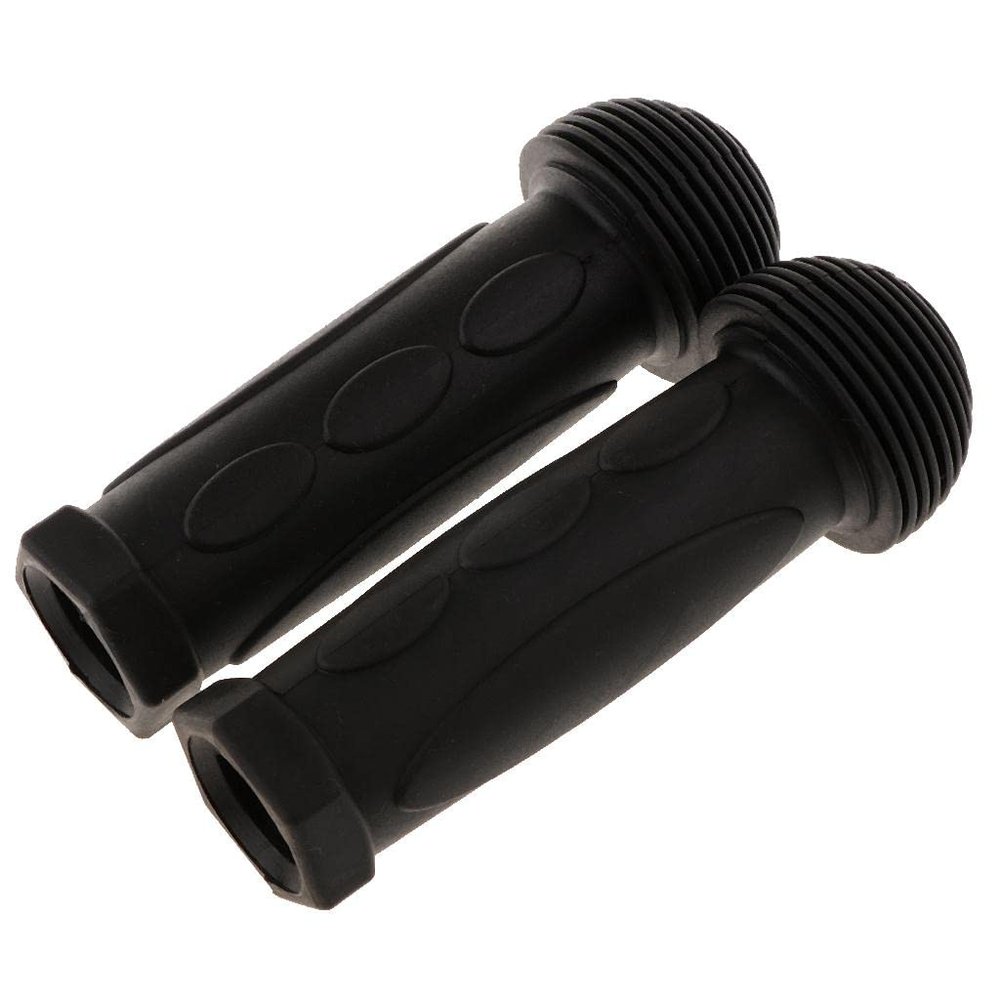 pistro Cycling Bike Grips for Balance, Baby Bikes and Scooter Soft Rubber Handle Bar Accessory - Black