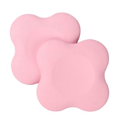 pistro 2pcs Yoga Knee Pad Cushion ?Exercise Knee Pad - Eliminate Pain During Yoga or Exercise - Extra Padding & Support for Knees, Wrists, Elbows - Pink