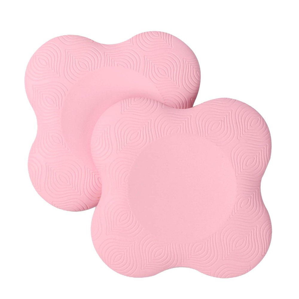 pistro 2pcs Yoga Knee Pad Cushion ?Exercise Knee Pad - Eliminate Pain During Yoga or Exercise - Extra Padding & Support for Knees, Wrists, Elbows - Pink