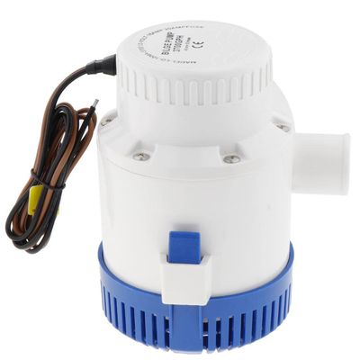 pistro High Flow Submersible Marine Bilge Pumps Boat Plumbing Electric Water Pumps, Vibrationless Silent Operation - 3700GPH 12V