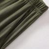JEsilunmaMY Men's Loose Casual Summer Shorts Elastic Waist Stretch Comfy Sleep Shorts Solid Color Pajama Short with Pocket (Army Green,X-Large) view 2