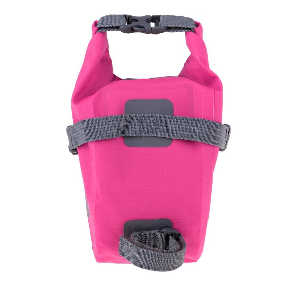 pistro Cycling Saddle Pouch Rear Tail Seat Bag under-seat Storage for Outdoor Riding (Pink)
