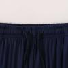 JEsilunmaMY Men's Athletic Sweatpants Plus Size Casual Pajama Pants with Elastic Waist Solid Color Thin Sleep Lounge Pants (Dark Blue,3X-Large) view 2