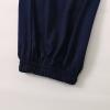 JEsilunmaMY Men's Athletic Sweatpants Plus Size Casual Pajama Pants with Elastic Waist Solid Color Thin Sleep Lounge Pants (Dark Blue,3X-Large) view 3