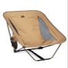 iClimb Low Ultralight Compact Camping Folding Chair with Side Pocket and Carry Bag (Khaki) view 1