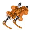 pistro Mountain Bike Hub Set Bearings Hubs Disc Brake 36 Holes Front & Rear Hubs - Gold view 1