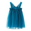 Baby Girls Butterfly Tutu Dress Summer Sleeveless Princess Birthday Party Dresses Toddler Little Girl First Communion Pageant Flower Sundress with Headband Outfit Set Blue Butterfly 18-24 Months view 2